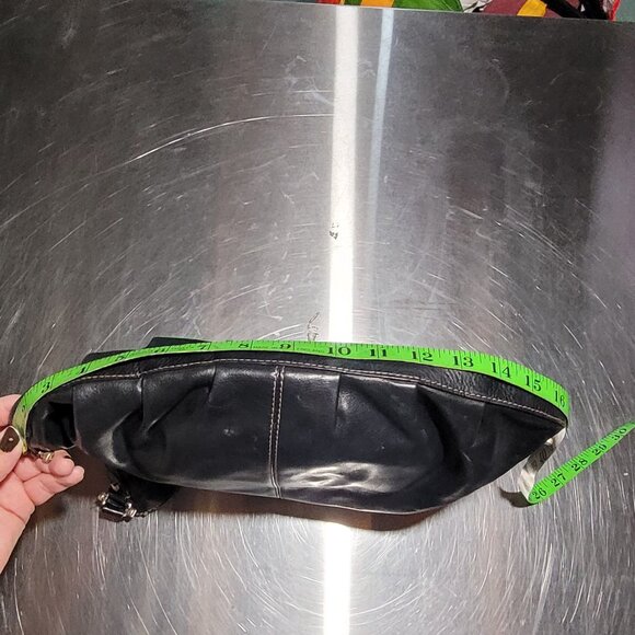 VTG LEATHER HOBO HANDBAG PURSE LIZ CLAIBORNE - Picture 7 of 12